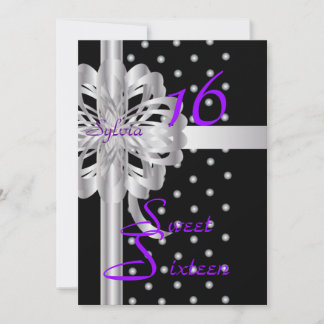 Sweet Sixteen Uitnodiging - Aanpassen