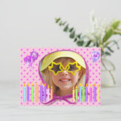 Sweet Sixteen-uitnodiging Kaart (Staand voorkant)