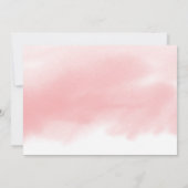 Sweet Sixteen Waterverf Roze Birthday Kaart (Achterkant)