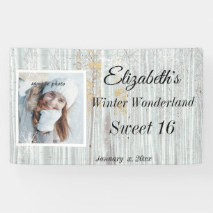 Sweet Sixteen Winter Wonderland Snowflake Spandoek