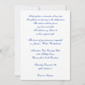 Sweet Sixteen, Winter Wonderland, Uitnodiging (Achterkant)