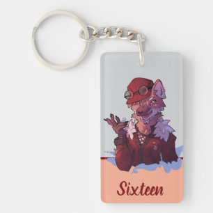 Sweet sixteen, wolf, anime sleutelhanger