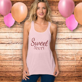 Sweet Sixty 60th Verjaardag Tanktop