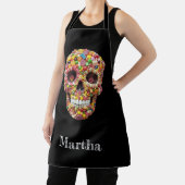Sweet Skull gepersonaliseerd schort (Insitu)