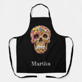 Sweet Skull gepersonaliseerd schort (Voorkant)