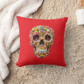 Sweet Skull Kussen (Deken)