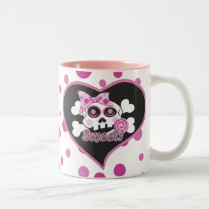 Sweet Skull Tweekleurige Koffiemok