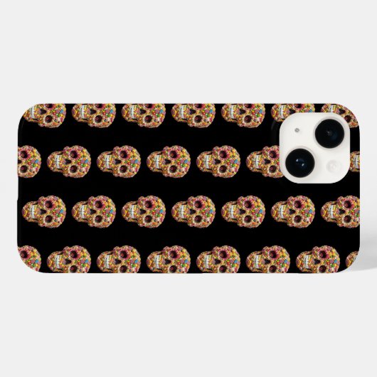 Sweet Skulls Case-Mate iPhone Case (Achterkant (horizontaal))