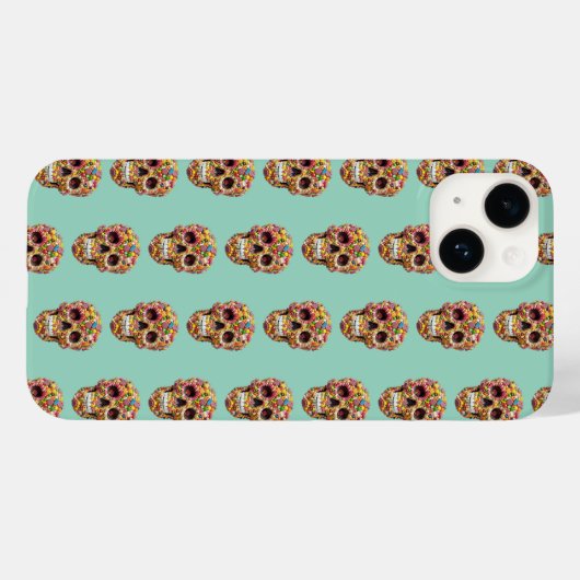 Sweet Skulls Case-Mate iPhone Case (Achterkant (horizontaal))