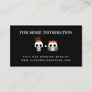 Sweet Skulls Weddenschap Website Informatiekaartje