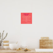 Sweet Slaap Prayer Aanpassen Poster (Keuken)