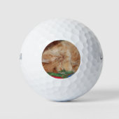 Sweet Slaapende Ginger Boy Golfballen (Voorkant)