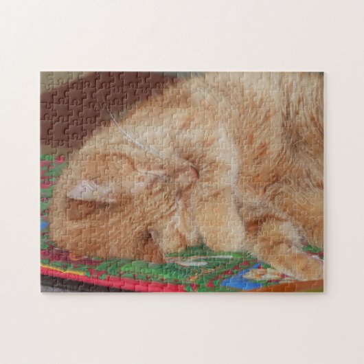 Sweet Slaapende Ginger Boy Legpuzzel (Horizontaal)