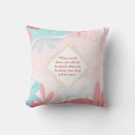 Sweet Sleep Floral Sierkussen - Spreuken 3:24