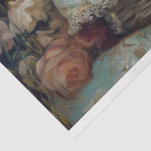 Sweet Sleeping Bunny Nursery Pasen Decoupage Tissuepapier (Detail)