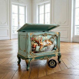 Sweet Sleeping Bunny Nursery Pasen Decoupage Tissuepapier