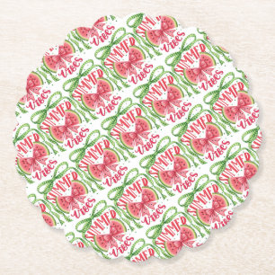 Sweet Slice van de zomer Kartonnen Onderzetters