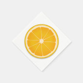 Sweet Slice van Oranje Fruit Party Servet (Hoek)
