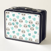 Sweet Sloth Floral Pattern (Achterkant)