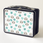 Sweet Sloth Floral Pattern (Voorkant)