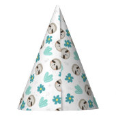 Sweet Sloth Floral Pattern Feesthoedjes (Achterkant)