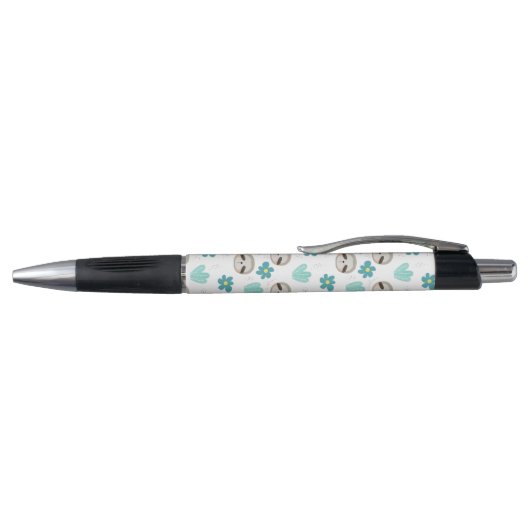 Sweet Sloth Floral Pattern Pen (Bovenkant)