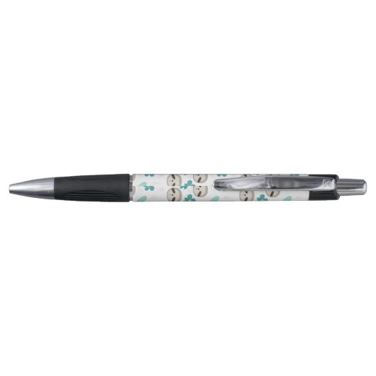 Sweet Sloth Floral Pattern Pen (Achterkant)