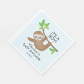 Sweet Sloth Het is een Baby showers servetten voor (Hoek)