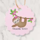 Sweet Slots Baby shower Favor Gift Label (Voorkant)
