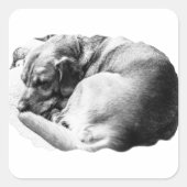 Sweet Slumber Vierkante Sticker (Voorkant)