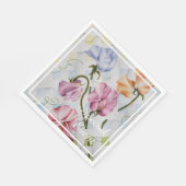 SWEET SMELLING SWEET PEAS MONOGRAM PARTY SERVET (Hoek)