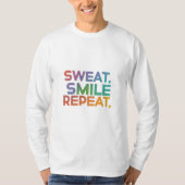Sweet smile repeat mannen s tshirt (Voorkant)