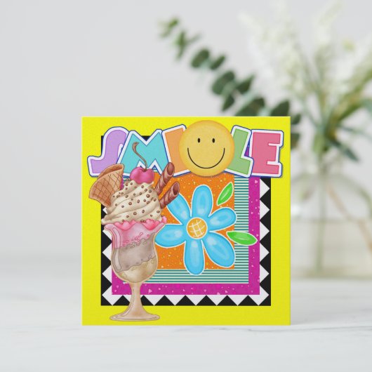 Sweet Smile ! - SRF Kaart (Staand voorkant)