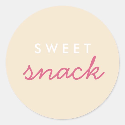 Sweet Snack Sticker (Voorkant)