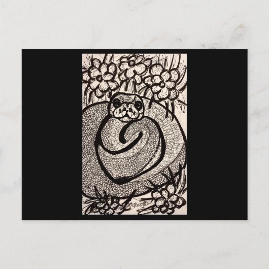 Sweet Snake Briefkaart (Voorkant)