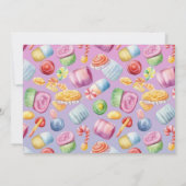 Sweet Snoep 1e 2e 3e 4e 5e foto Verjaardag Kaart (Achterkant)