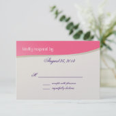 Sweet Snoep Bat Mitzvah Response Kaart (Staand voorkant)