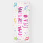 Sweet Snoep Birthday Party Banner (Verticaal)