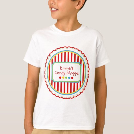 Sweet Snoep Circus Stripes T-shirt (Voorkant)