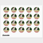Sweet Snoep Daisies Girl Birthday Foto Sticker (Vel)