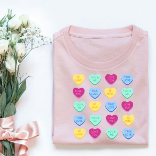 Sweet Snoep Heart Design T-shirt