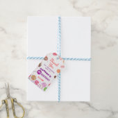 Sweet Snoep Land Birthday Ice Cream Donut Party Cadeaulabel (Met Touw)