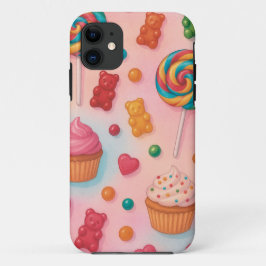 Sweet Snoep Land Phone Case – Schattige pastel Sno