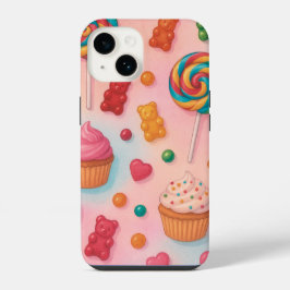 Sweet Snoep Land Phone Case – Schattige pastel Sno iPhone 14 Hoesje