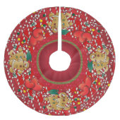 Sweet Snoep Lane Gingerbrood kerstparen Kerstboom Rok (Voorkant)