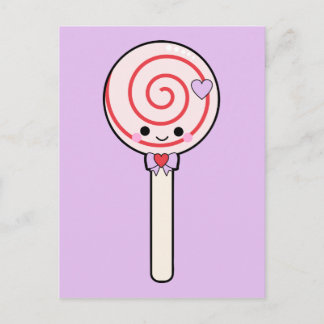 Sweet Snoep Lollipop Briefkaart