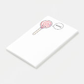 Sweet Snoep Lollipop Post-it® Notes (Schuin)