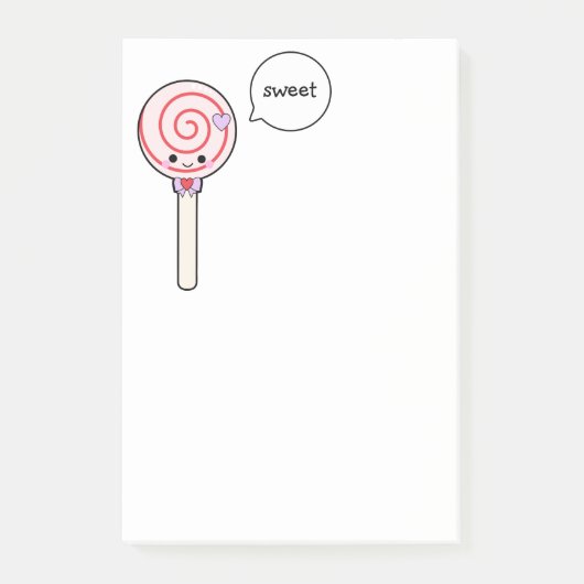 Sweet Snoep Lollipop Post-it® Notes (Voorkant)