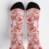 Sweet Snoep Pink Floral Sokken (Top)