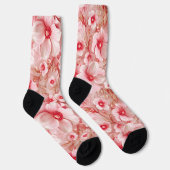 Sweet Snoep Pink Floral Sokken (Rechts)